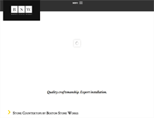 Tablet Screenshot of bostonstoneworks.com